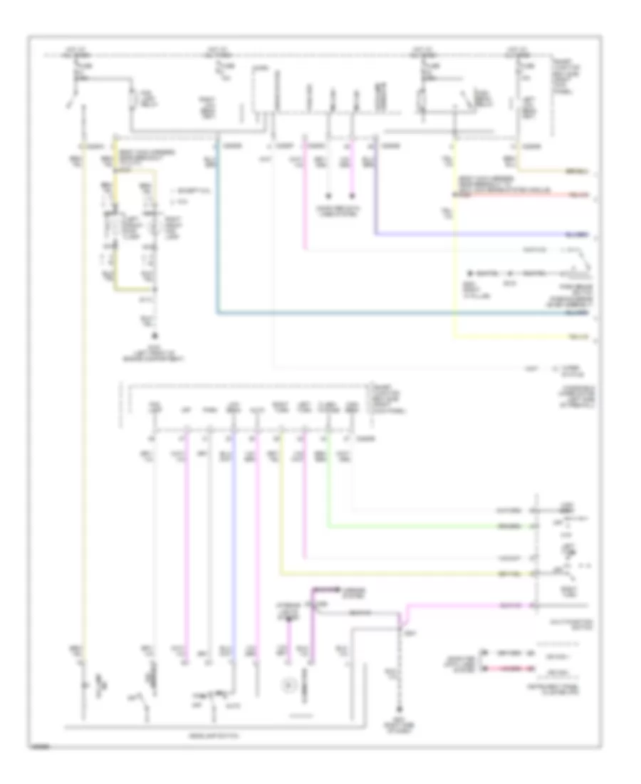 Headlights Wiring Diagram without High Intensity Gas Discharge Headlights 1 of 2 for Ford Mustang Boss 302 2012