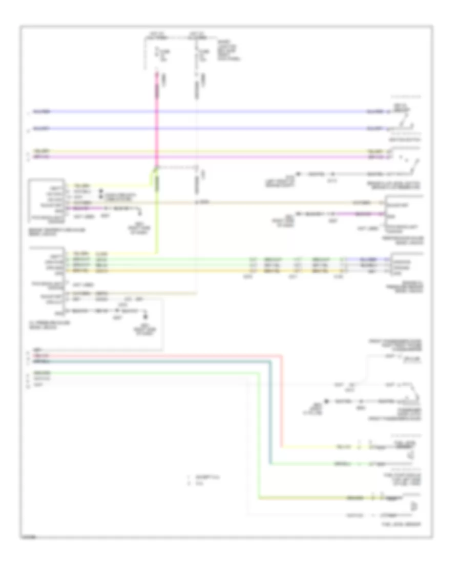 Instrument Cluster Wiring Diagram 2 of 2 for Ford Mustang Boss 302 2012