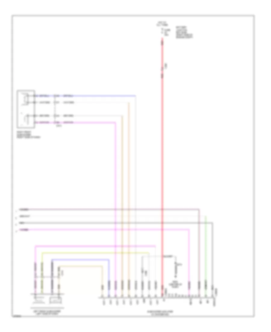 Navigation Wiring Diagram 4 of 4 for Ford Mustang Boss 302 2012