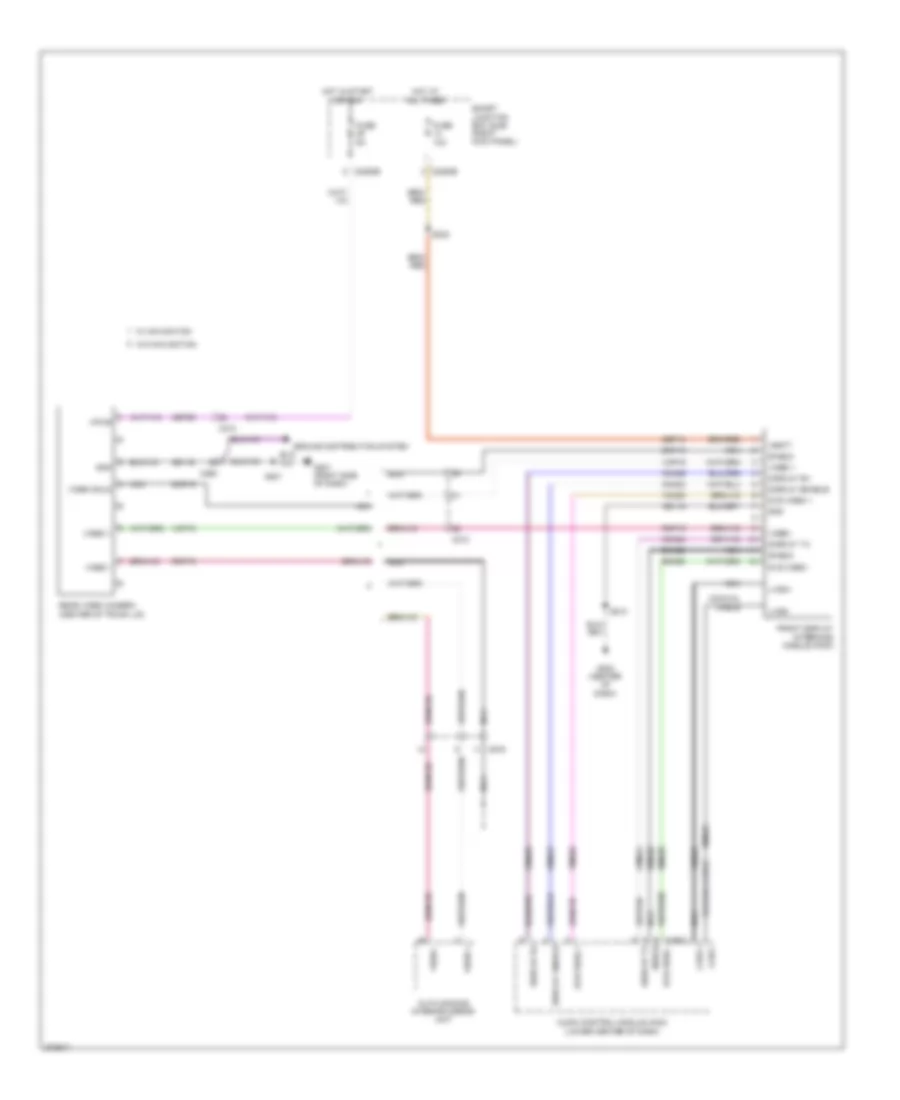 Rear Camera Wiring Diagram for Ford Mustang Boss 302 2012