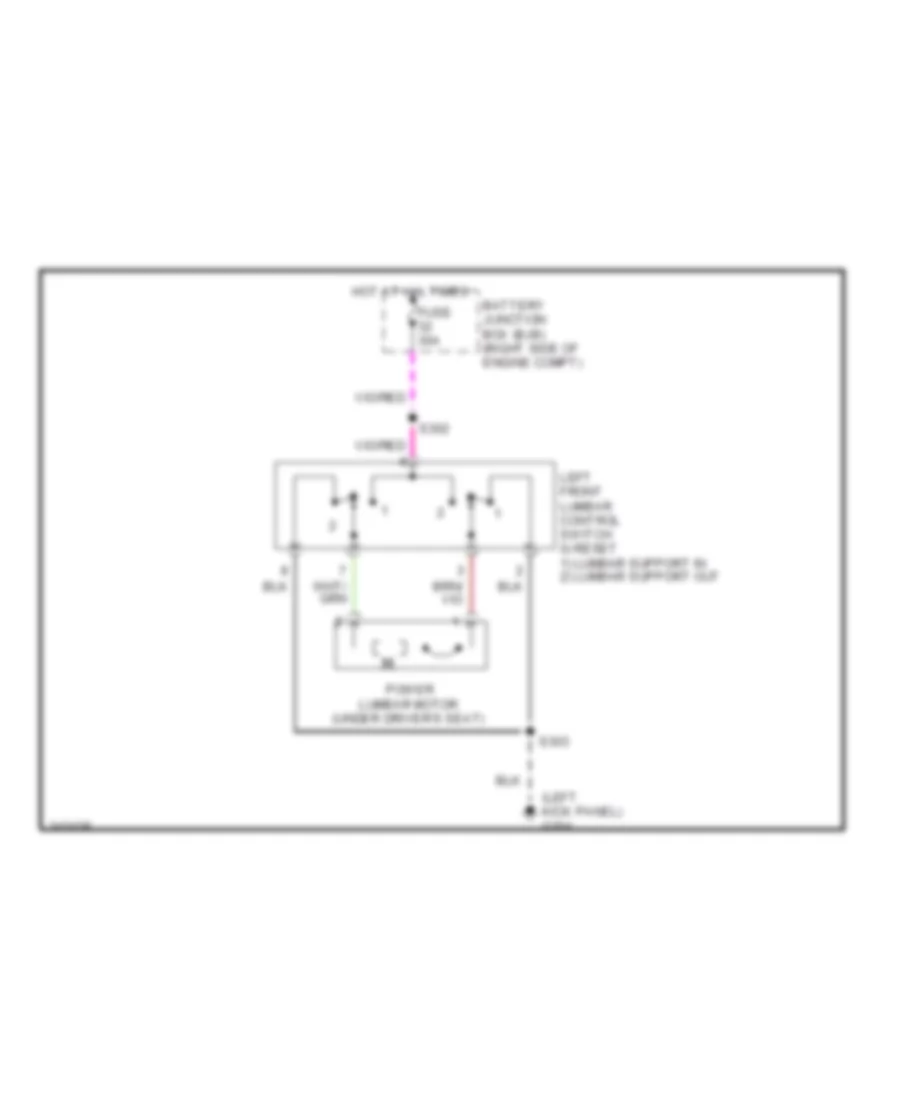 Lumbar Wiring Diagram for Ford Mustang Boss 302 2012