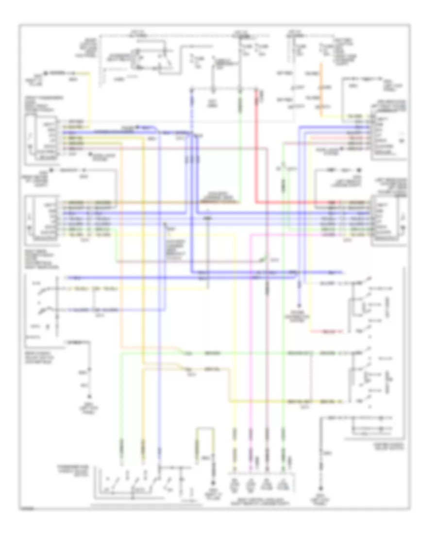 Power Windows Wiring Diagram for Ford Mustang Boss 302 2012