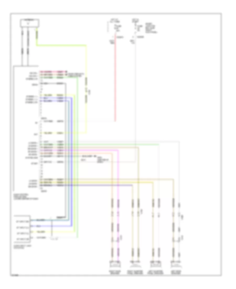 Base Radio Wiring Diagram for Ford Mustang Boss 302 2012