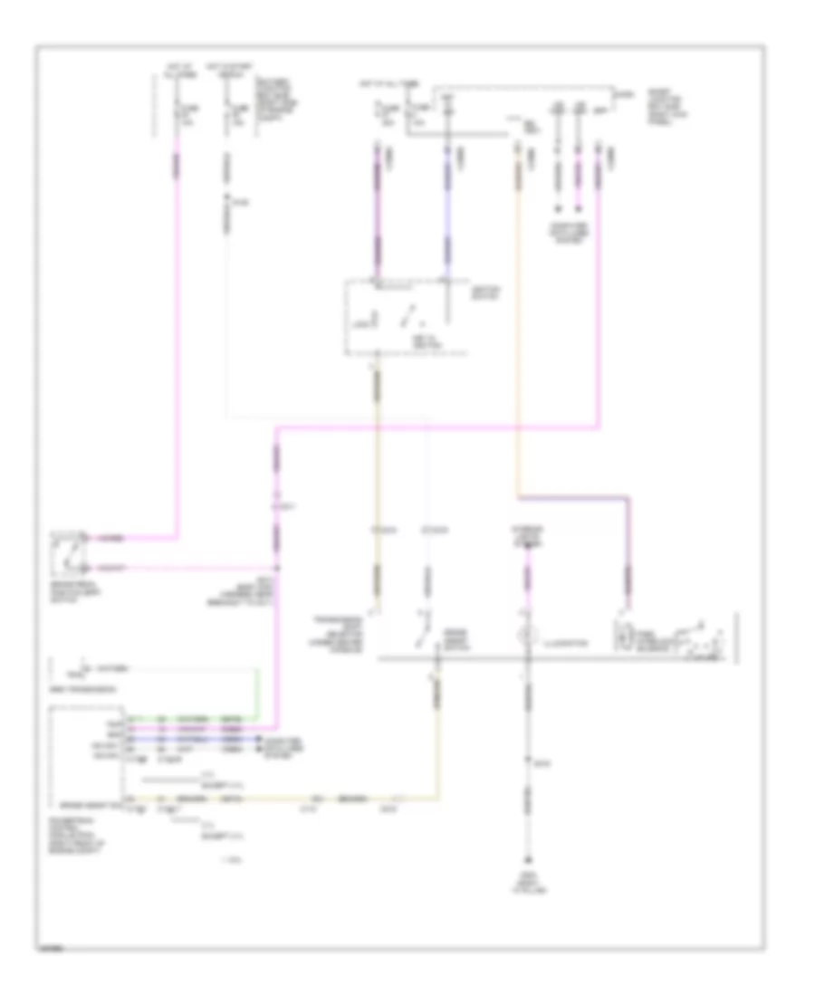 Shift Interlock Wiring Diagram for Ford Mustang Boss 302 2012