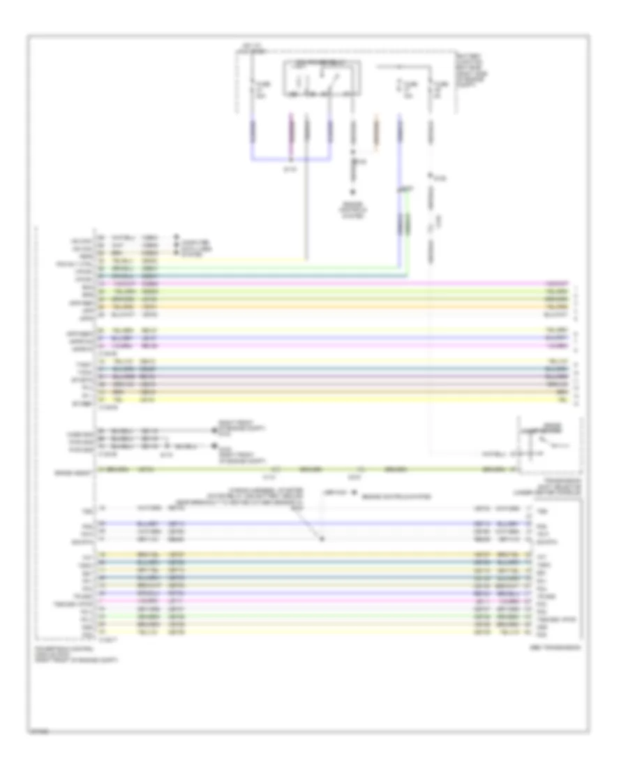 3 7L Transmission Wiring Diagram 1 of 2 for Ford Mustang Boss 302 2012