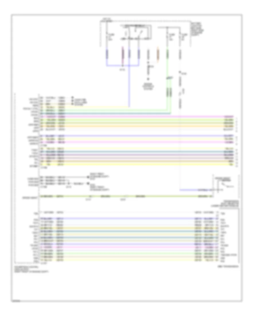 5 0L Transmission Wiring Diagram 1 of 2 for Ford Mustang Boss 302 2012