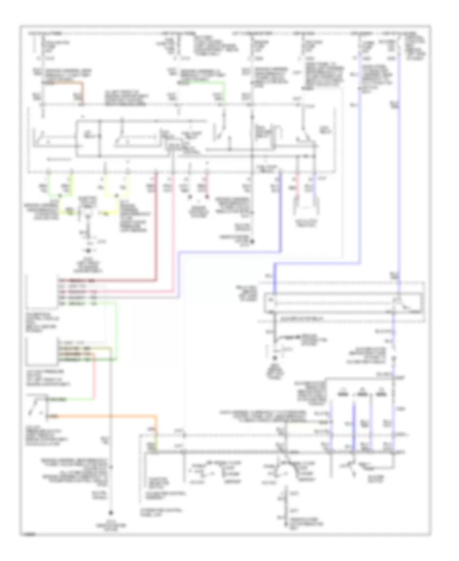 Manual AC Wiring Diagram for Ford Escort 2000