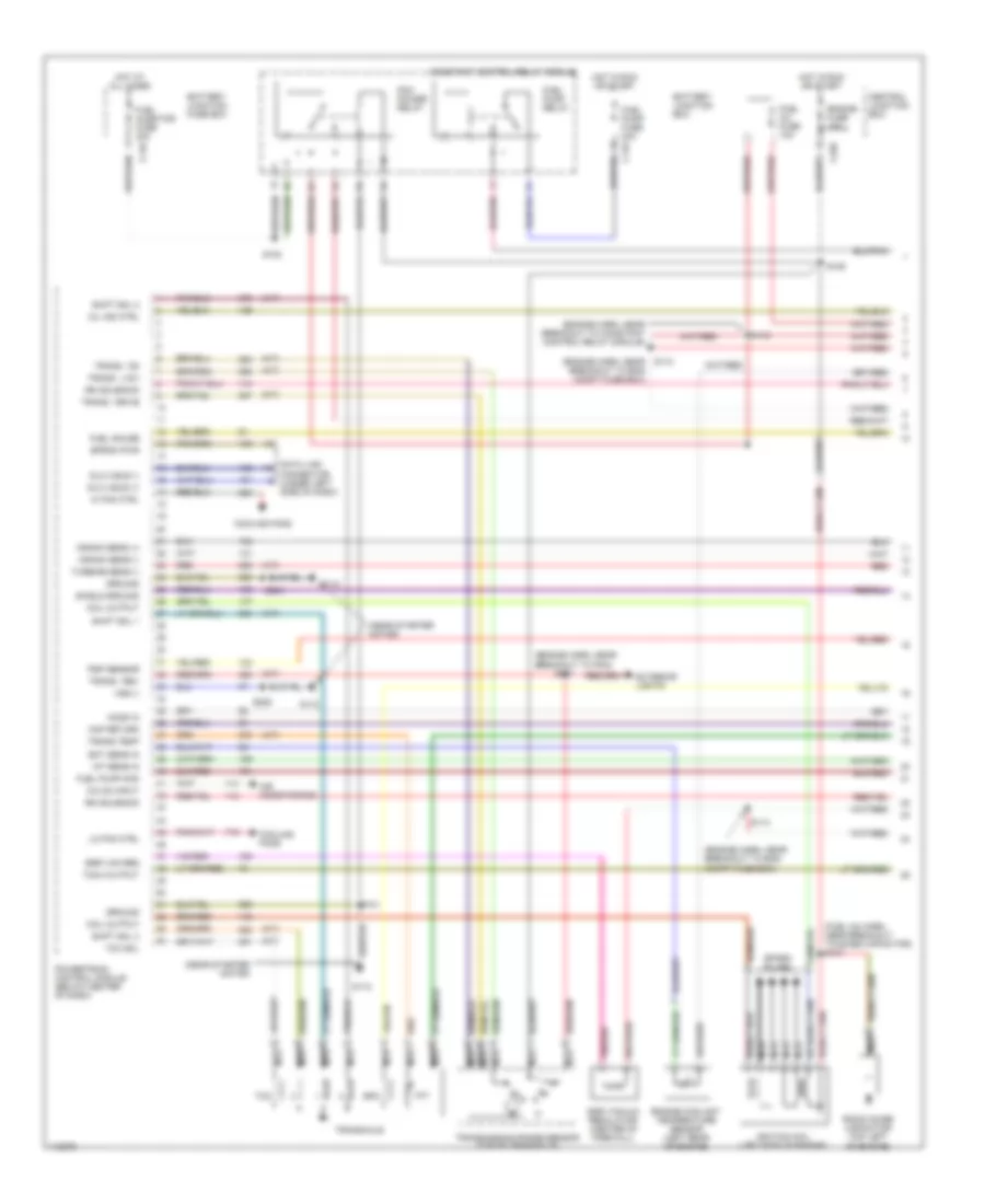 2 0L Engine Performance Wiring Diagrams 1 of 3 for Ford Escort 2000