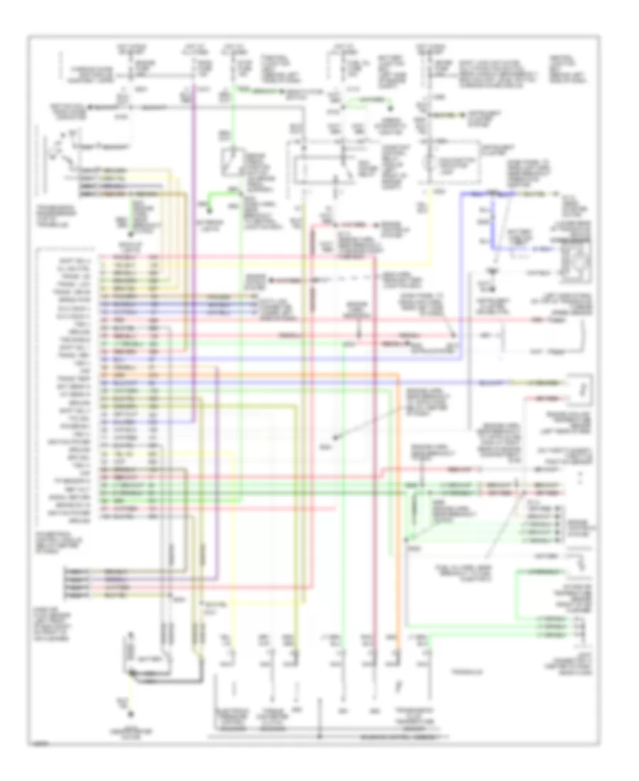AT Wiring Diagram for Ford Escort 2000