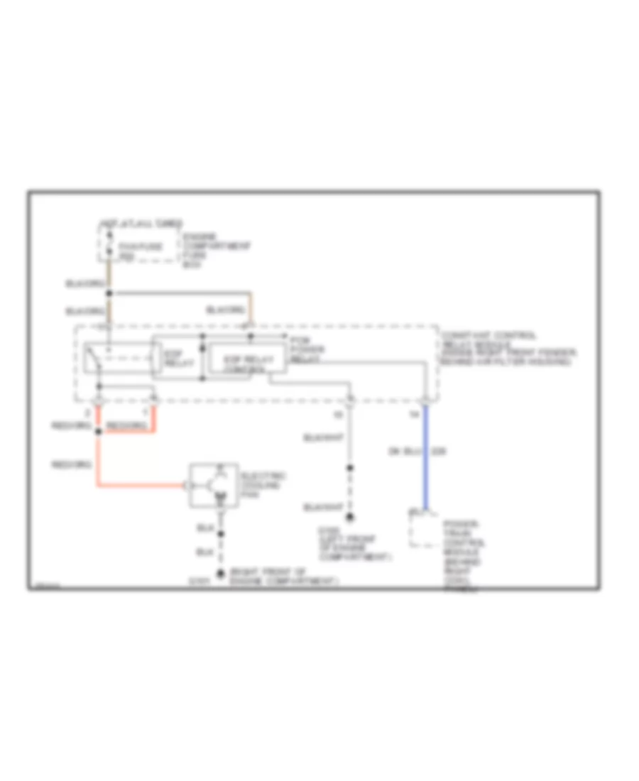 3 8L Cooling Fan Wiring Diagram for Ford Mustang 1996
