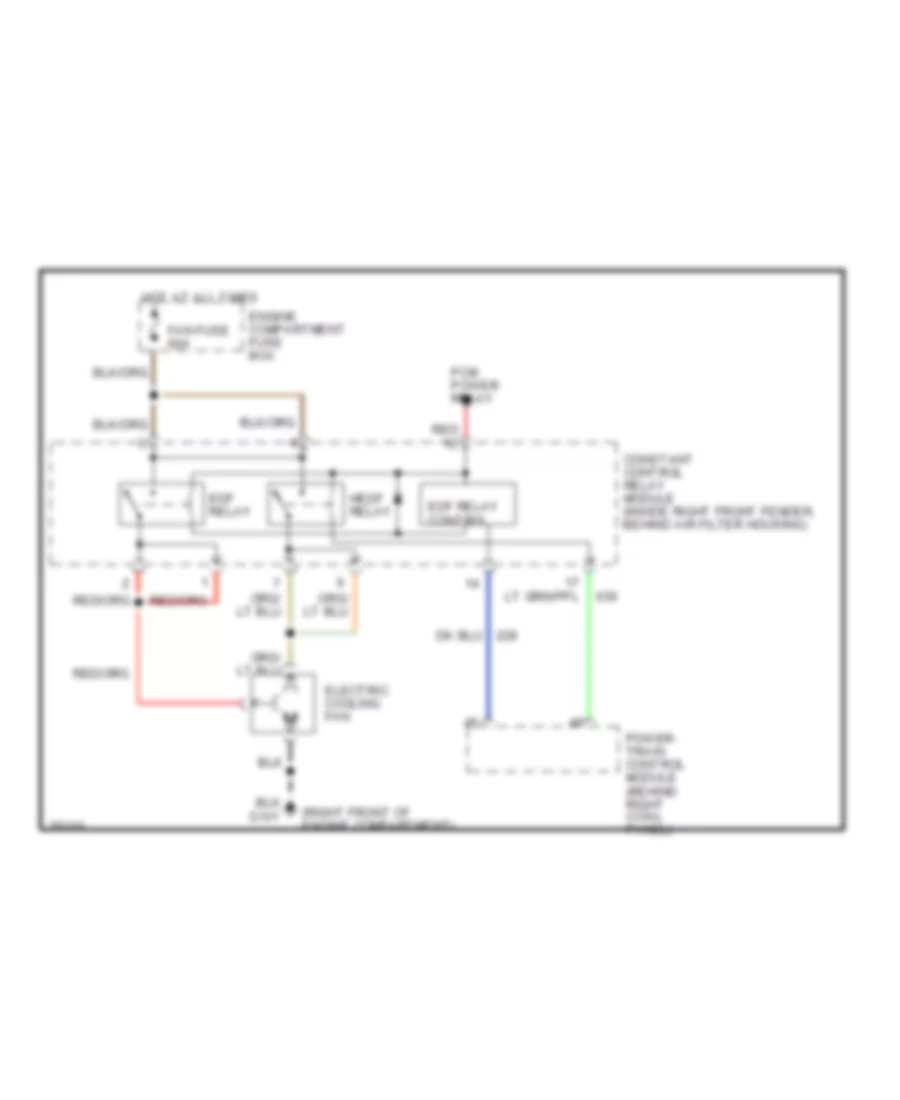 4 6L Cooling Fan Wiring Diagram for Ford Mustang 1996