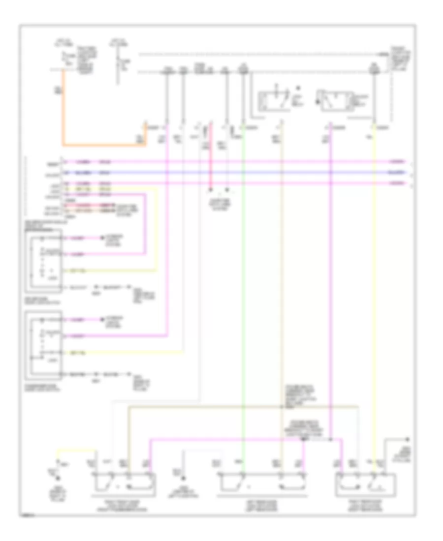 Forced Entry Wiring Diagram with Memory 1 of 2 for Ford Fusion S 2009