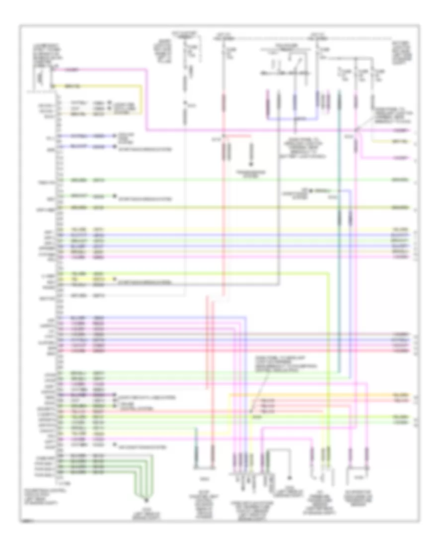 3.0L, Engine Performance Wiring Diagram (1 of 4) for Ford Fusion S 2009
