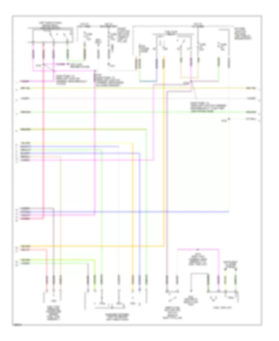 3.0L, Engine Performance Wiring Diagram (2 of 4) for Ford Fusion S 2009