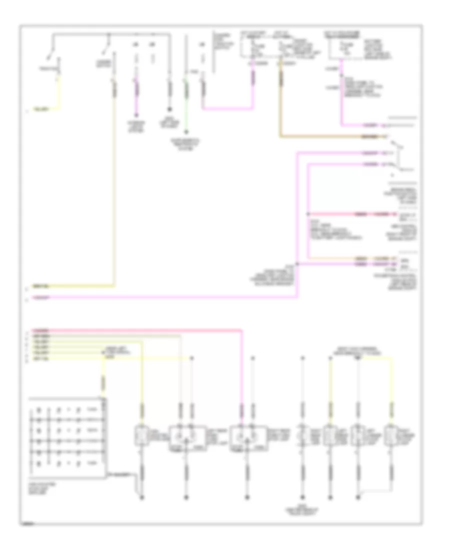 Exterior Lamps Wiring Diagram 2 of 2 for Ford Fusion S 2009