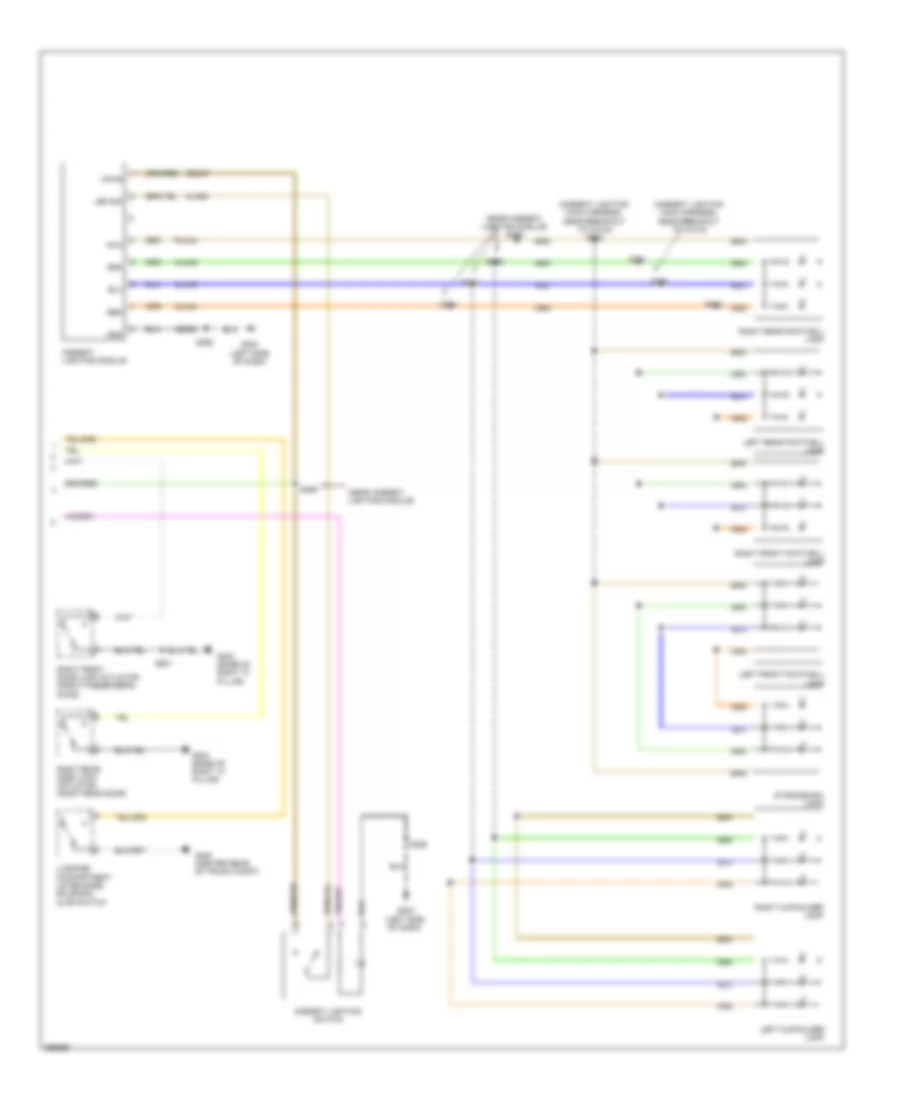 Courtesy Lamps Wiring Diagram 2 of 2 for Ford Fusion S 2009
