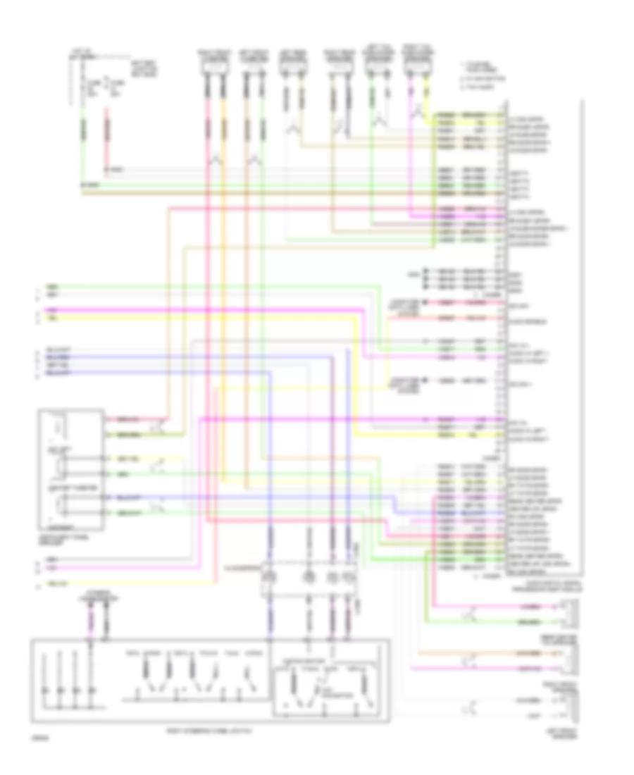 Navigation Wiring Diagram, with SYNC (2 of 2) for Ford Fusion S 2009