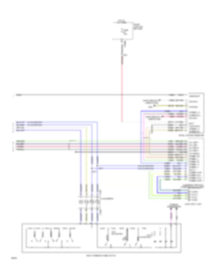 Audiophile Sound Radio Wiring Diagram, with SYNC (2 of 2) for Ford Fusion S 2009