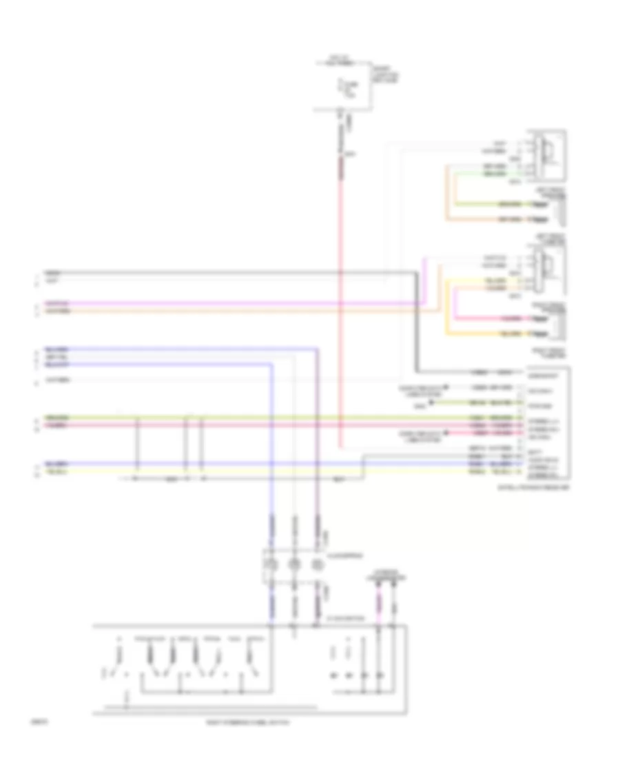 Premium Radio Wiring Diagram, without SYNC (2 of 2) for Ford Fusion S 2009