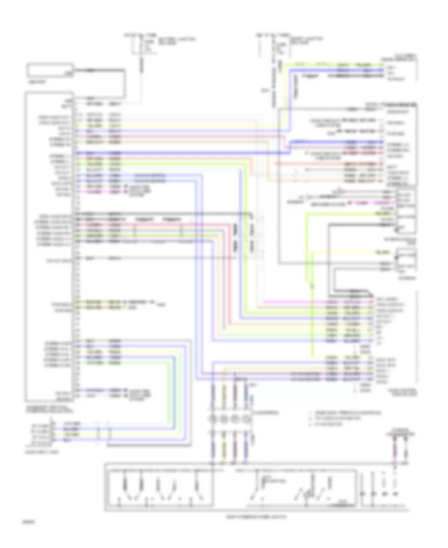 SYNC Radio Wiring Diagram for Ford Fusion S 2009
