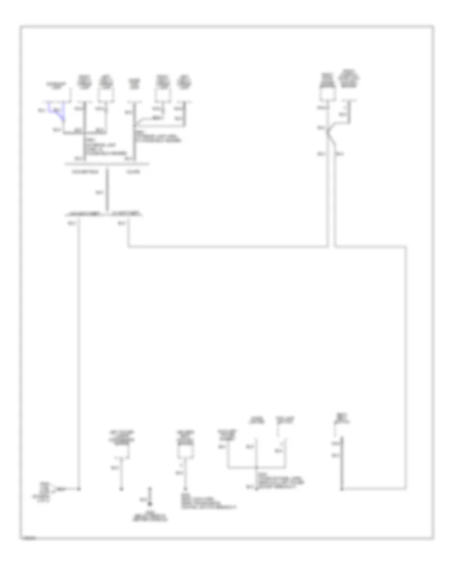 Ground Distribution Wiring Diagram 3 of 3 for Ford Mustang Cobra 1998