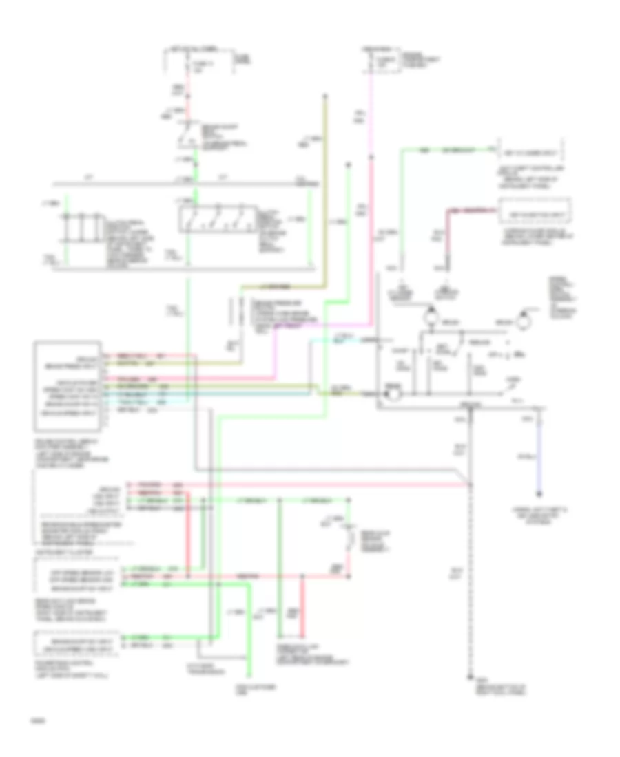4.9L, Cruise Control Wiring Diagram for Ford Pickup F250 1994