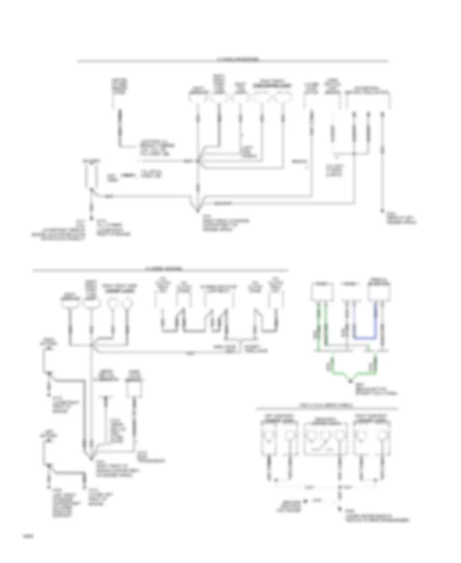 Ground Distribution Wiring Diagram (1 of 4) for Ford Pickup F250 1994