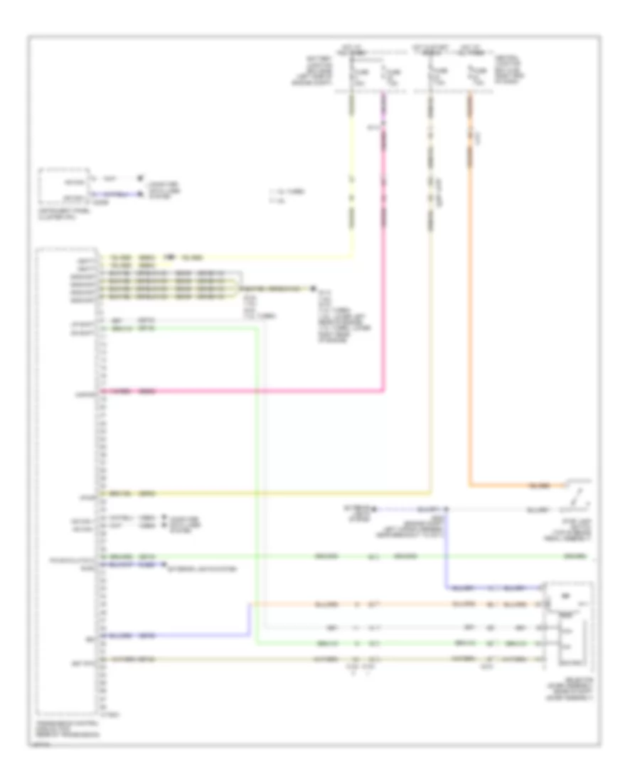 Transmission Wiring Diagram 1 of 2 for Ford Fiesta Titanium 2014
