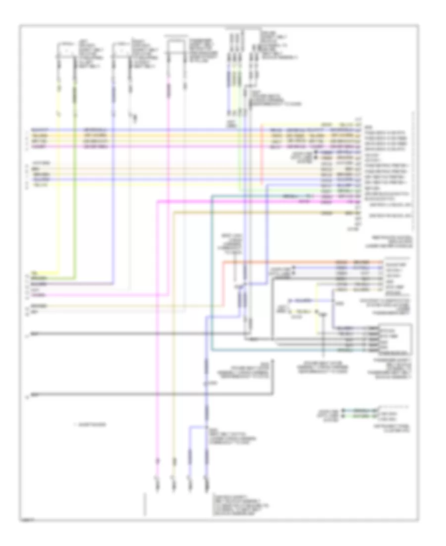 Supplemental Restraints Wiring Diagram Except Hybrid 3 of 3 for Ford Fusion Energi SE 2013