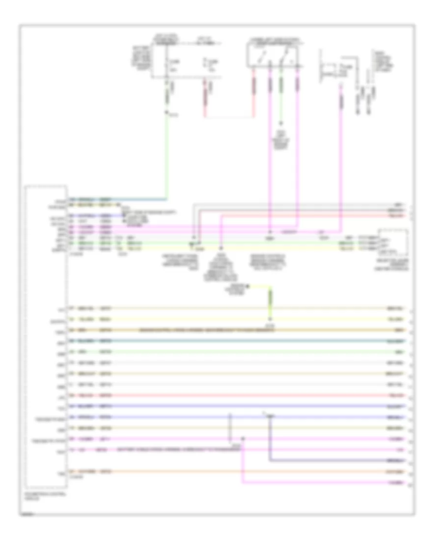 2.0L Flex Fuel, AT Wiring Diagram (1 of 2) for Ford Fusion Energi SE 2013