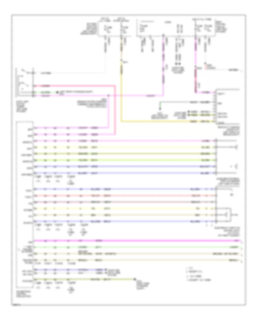 Cruise Control Wiring Diagram Except Hybrid 1 of 2 for Ford Fusion Energi SE 2013