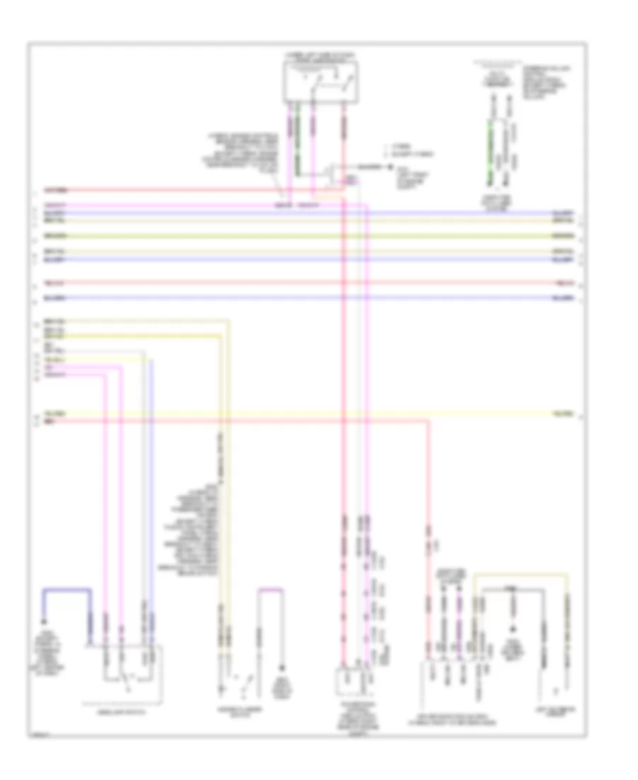 Exterior Lamps Wiring Diagram with Halogen Headamps 2 of 3 for Ford Fusion Energi SE 2013