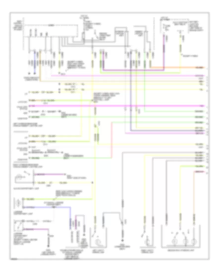 Courtesy Lamps Wiring Diagram 1 of 3 for Ford Fusion Energi SE 2013