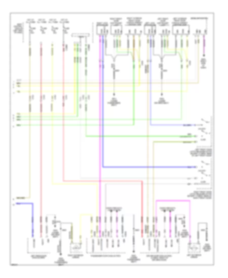 Courtesy Lamps Wiring Diagram (3 of 3) for Ford Fusion Energi SE 2013