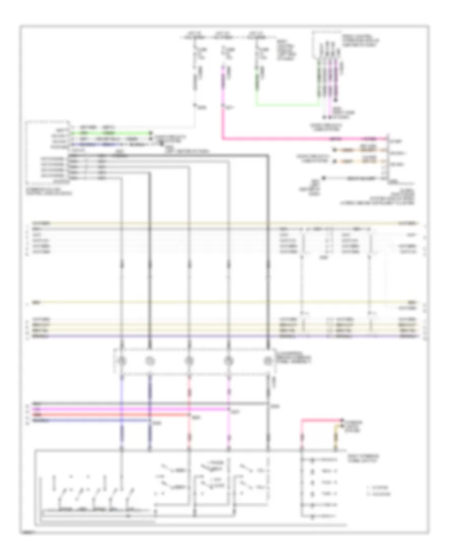 Navigation Wiring Diagram, without Sony (2 of 3) for Ford Fusion Energi SE 2013