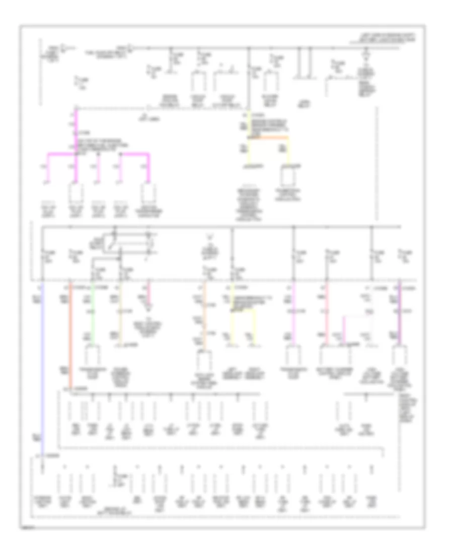 Power Distribution Wiring Diagram, Hybrid (2 of 7) for Ford Fusion Energi SE 2013