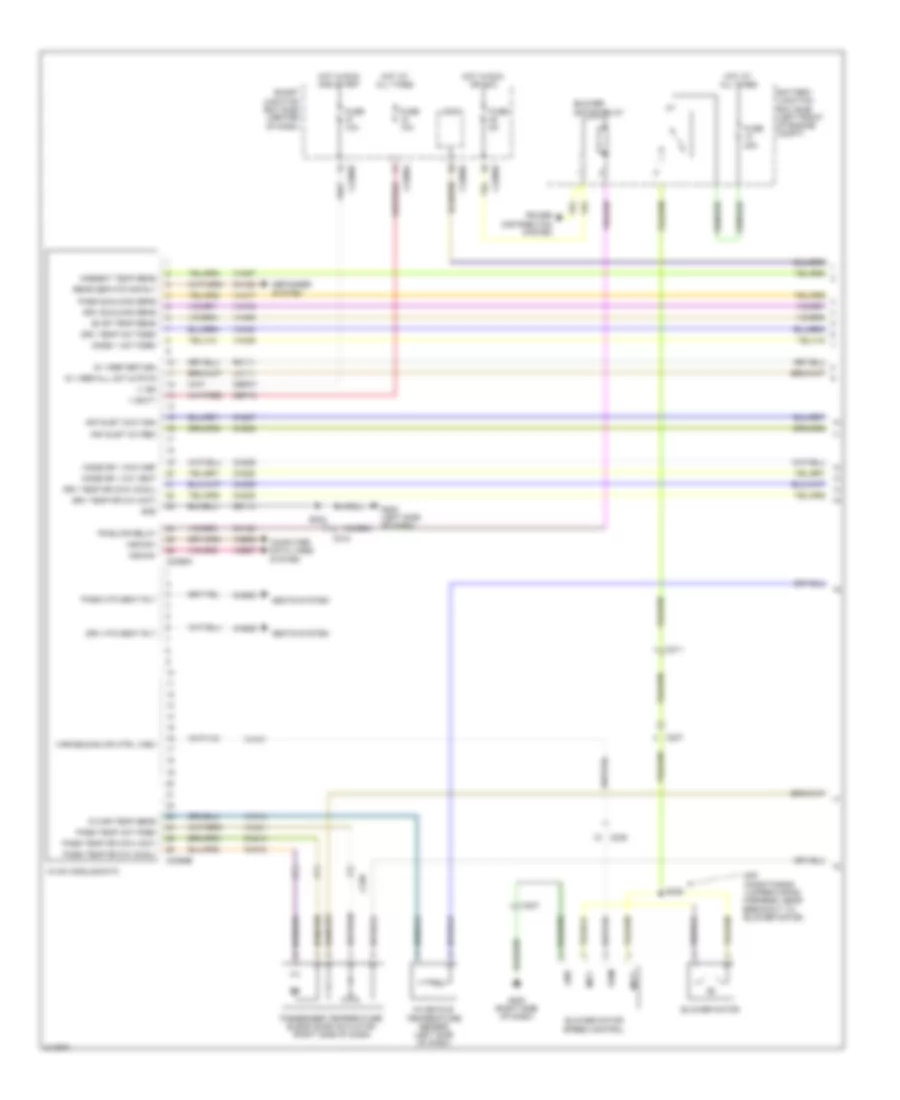 Automatic A C Wiring Diagram Except Hybrid 1 of 3 for Ford Escape Hybrid 2011