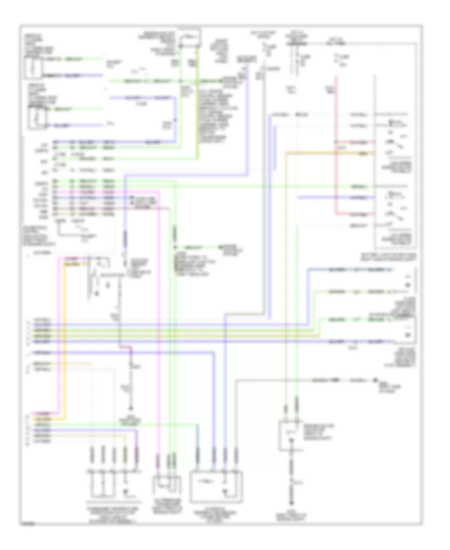 Automatic A C Wiring Diagram 2 of 2 for Ford Mustang GT 2012