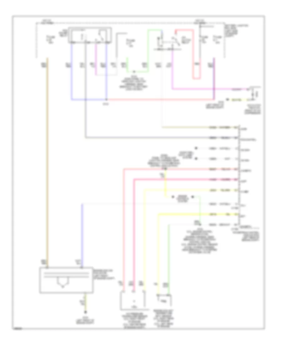 Automatic AC Wiring Diagram, Single Zone AC (3 of 3) for Ford Fusion SE 2009