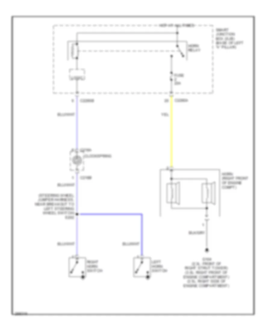 Horn Wiring Diagram for Ford Fusion SE 2009