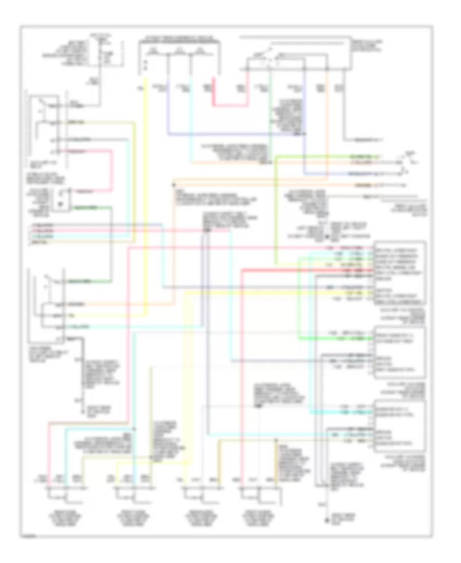 7 3L DI Turbo Diesel Manual A C Wiring Diagram 2 of 2 for Ford Excursion 2000