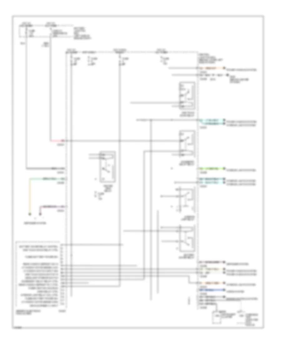 Body Control Modules Wiring Diagram 1 of 2 for Ford Excursion 2000
