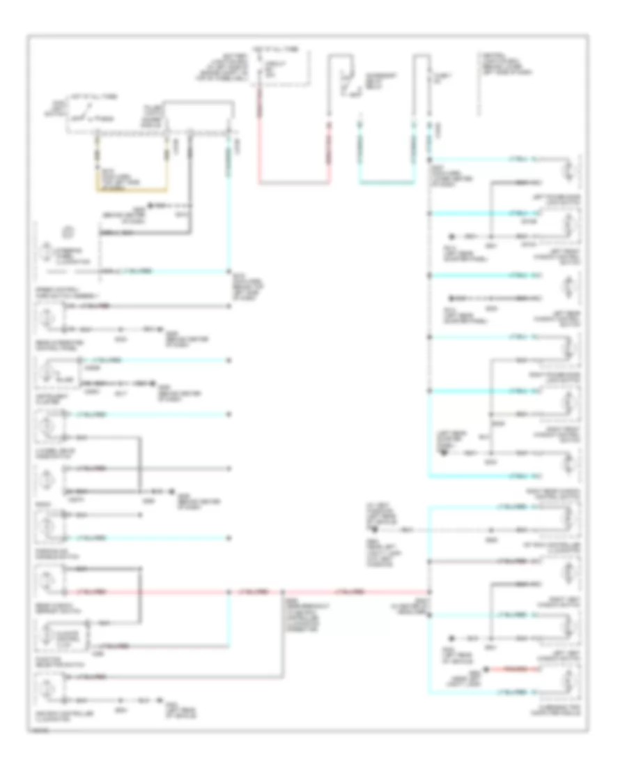 Instrument Illumination Wiring Diagram for Ford Excursion 2000
