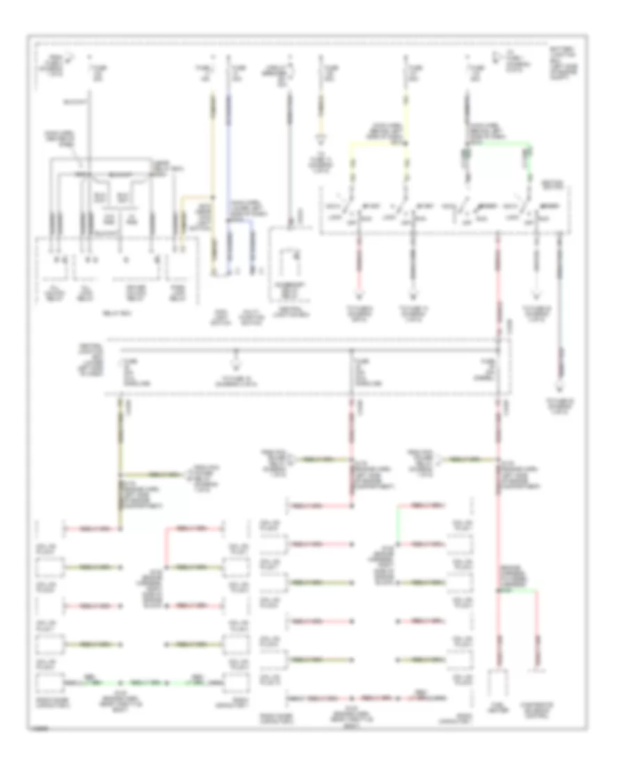 Power Distribution Wiring Diagram 2 of 5 for Ford Excursion 2000