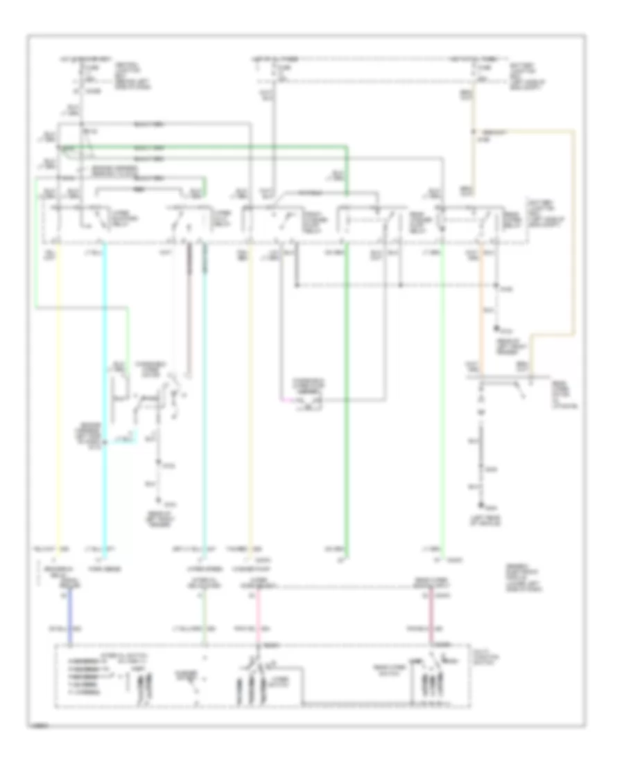 WiperWasher Wiring Diagram for Ford Excursion 2000