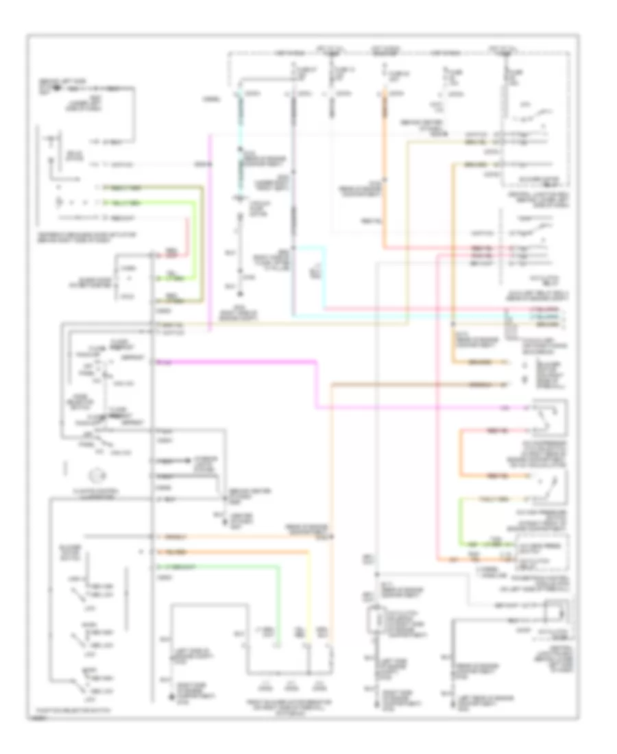 Manual A C Wiring Diagram 1 of 2 for Ford Excursion 2002