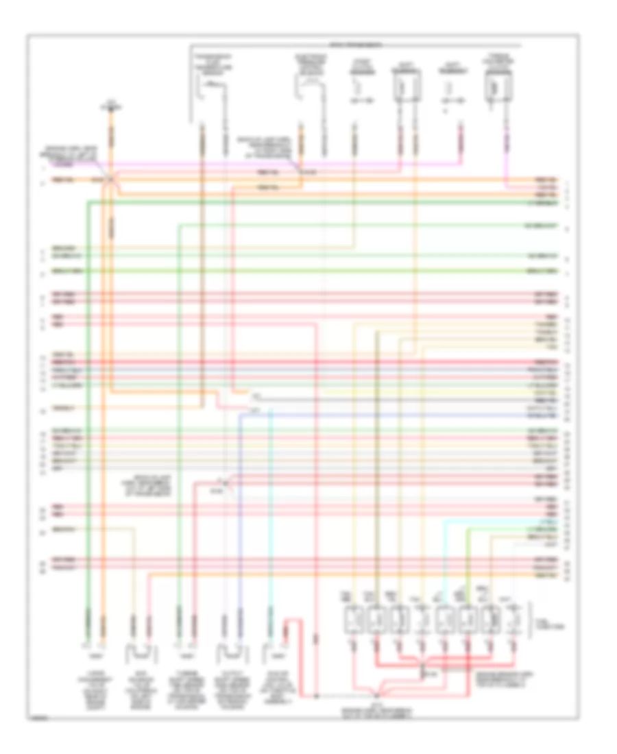 5.4L, Engine Performance Wiring Diagram (3 of 4) for Ford Excursion 2002