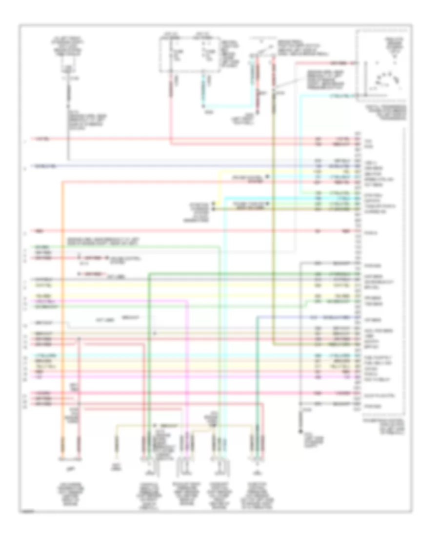 7.3L DI Turbo Diesel, Engine Performance Wiring Diagram, Federal (4 of 4) for Ford Excursion 2002