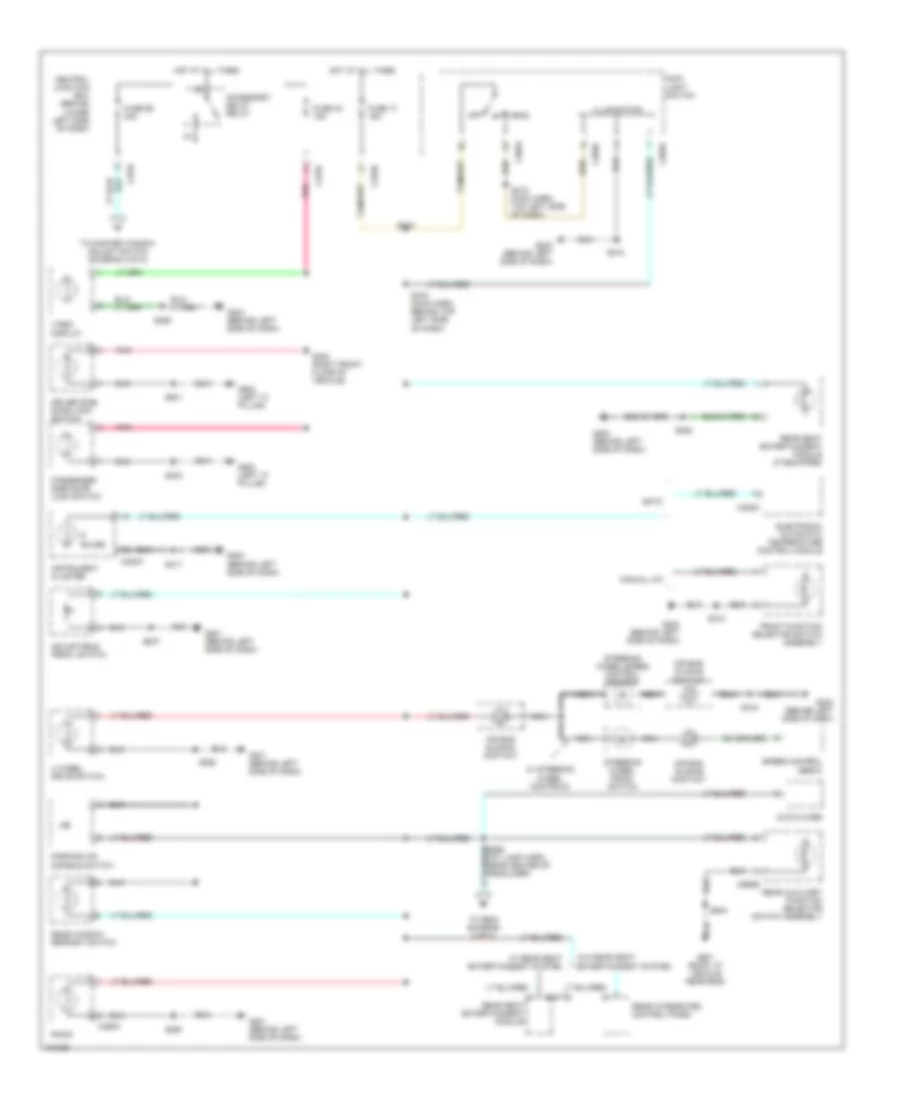 Instrument Illumination Wiring Diagram (1 of 2) for Ford Excursion 2002