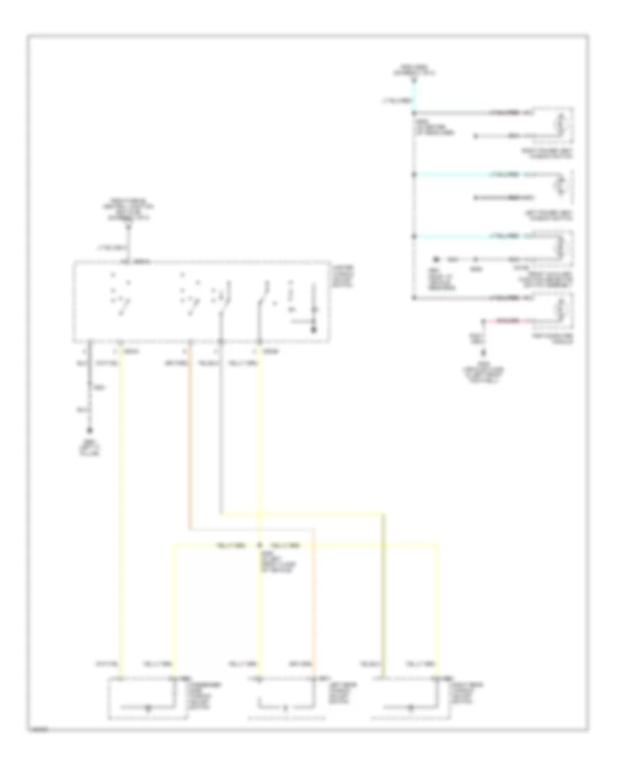 Instrument Illumination Wiring Diagram 2 of 2 for Ford Excursion 2002
